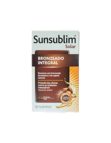 Nutreov Sunsublim Bronceado Integral 30caps