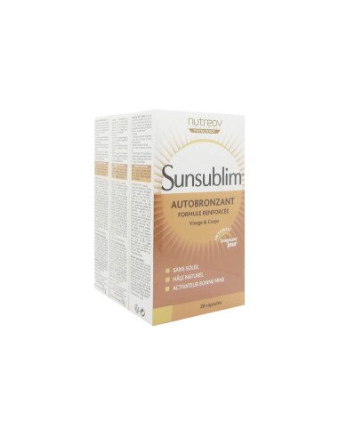 Nutreov Sunsublim Autobronceante 2x28caps