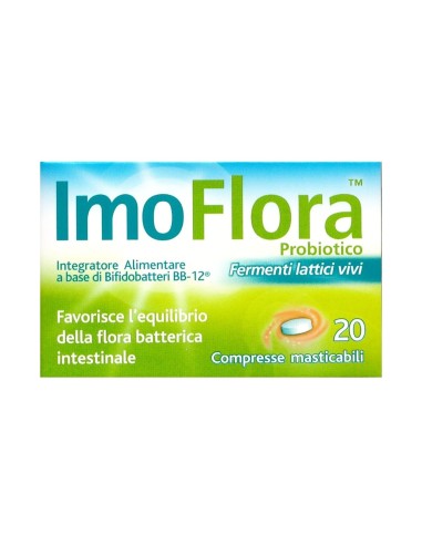 Imoflora Probiotico 20 Comprimidos Masticables
