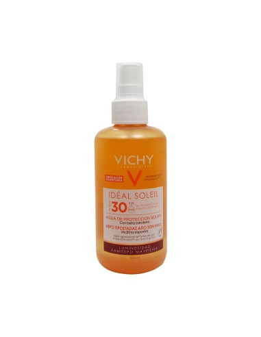 Vichy Ideal Soleil Agua Fresca de Protección Solar SPF30 Bronceado Luminoso 200ml