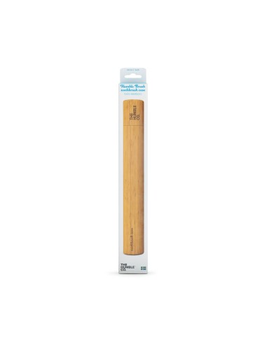 The Humple Co. Bamboo Box para cepillo de dientes para adultos