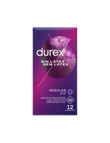 Durex Sin Látex Preservativos 12 Unidades