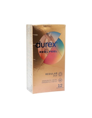 Durex Real Feel Preservativos 12 Unidades