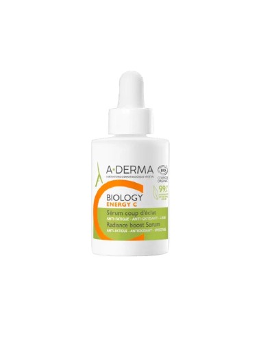 A-Derma Biology Energy C Serum Potenciador de Luminosidad 30ml