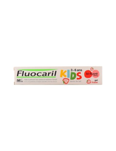 Fluocaril Kids Pasta Dentífrica Fresa 0-6 años 50ml