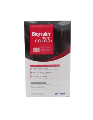 Bioscalin NutriColor Color Permanente 3 Marrón Oscuro