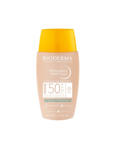 Bioderma Photoderm Nude Touch Mineral SPF50 Muy Ligero 40ml