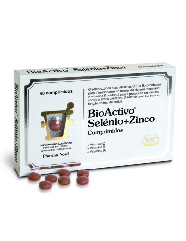 BioActivo Selenio y Zinc 60 Comprimidos