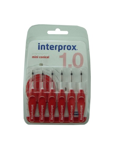 Interprox Cepillo Flexible Mini Conical 1.0 X6