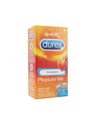 Durex Preservativos Pleasure Me Efecto Calor X10