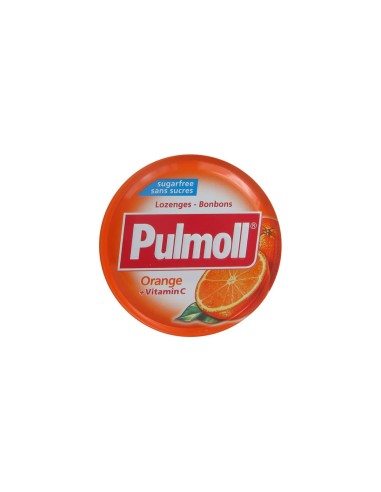 Pulmoll Naranja Tabletas + Vitamina C Sin Azúcar 45gr