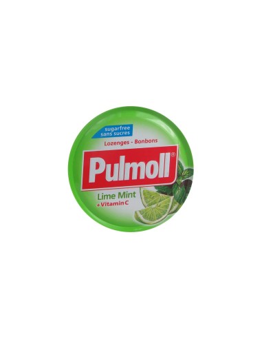 Pulmoll Menta Lima + Vitamina C Sin Azúcar 45gr