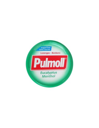 Pulmoll sin azúcar tabletas de eucalipto y mentol 45gr