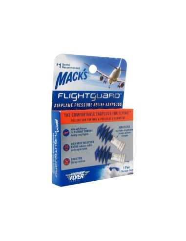 Tapones auditivos Mack's Flightguard 1 par