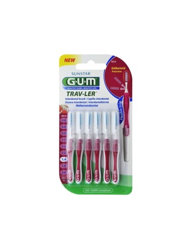 Cepillo Dental Goma Trav-ler 1.4mm x6