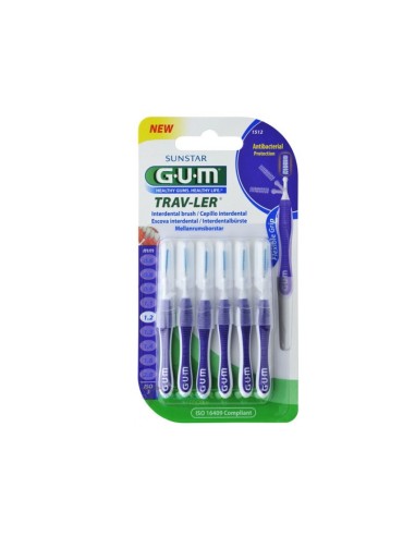 Cepillo Dental Goma Trav-ler 1.2mm x6