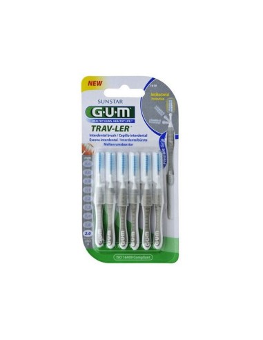 Cepillo Dental Trav-ler Gum 2.0mm x6