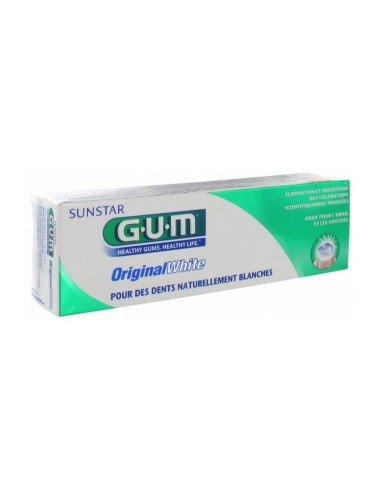 GUM Original pasta de dientes blanqueadora blanca 75ml