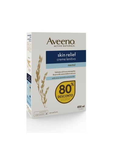 Aveeno Duo Skin Relief Crema Calmante Mentol 200ml