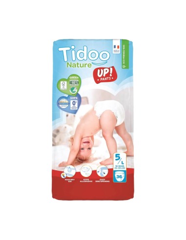 Tidoo Diapers Training 5L (12-18Kg) 36 unidades
