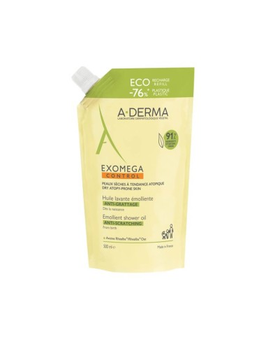A-Derma Exomega Control Aceite Limpiador Emoliente Recambio 500ml