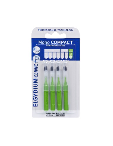 Elgydium Clinic Mono Compact Verde (ISO 6 2,2mm) Cepillos Interdentales
