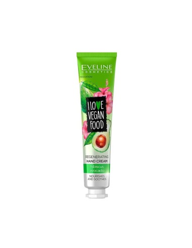 Eveline Cosmetics I Love Vegan Food Crema de manos de aguacate e hibisco 50ml