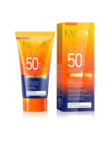 Eveline Cosmetics Crema Protectora Facial del Sol SPF50 50ml