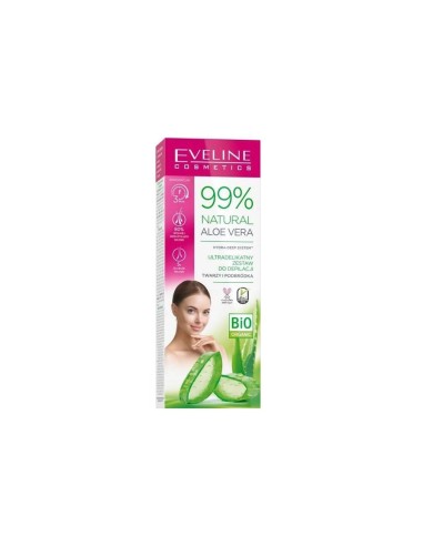 Eveline Cosmetics Set de Aloe Vera 99% Natural para la Depilación