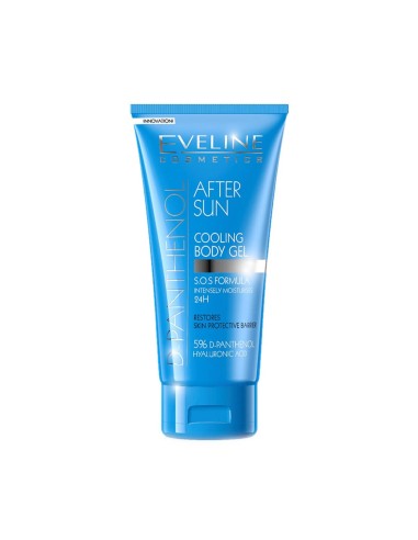 Eveline Cosmetics D-Pantenol Gel Corporal Refrescante para Después del Sol 150ml