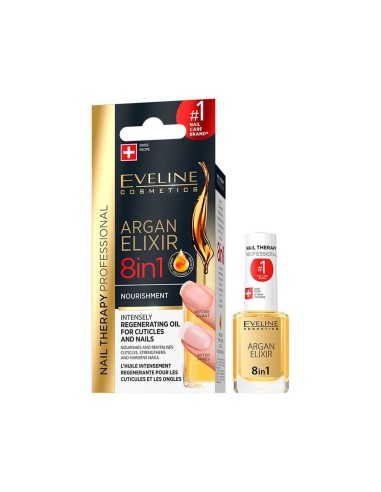 Eveline Cosmetics Acondicionador de Uñas Profesional Elixir de Argán 12ml