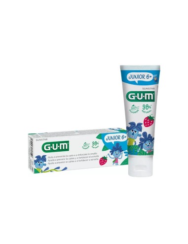 GUM Junior Pasta de dientes 6 años 50ml