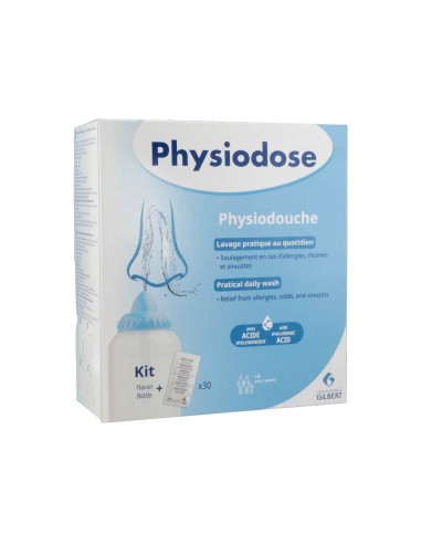 Kit de lavado nasal Physiodose Physiodouche