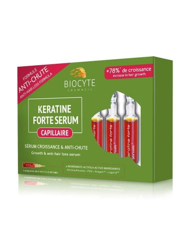 Biocyte Keratine Forte Serum Cappilaire 5x9ml
