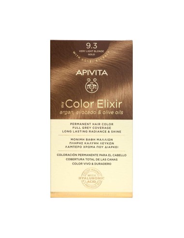 Apivita My Color Elixir 9.3 Rubio Muy Claro Dorado
